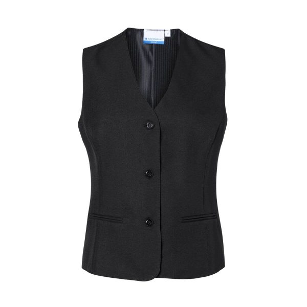 Gilet con bottoni con tasche Unisex - Waistcoat Basic da personalizzare - immagine 2